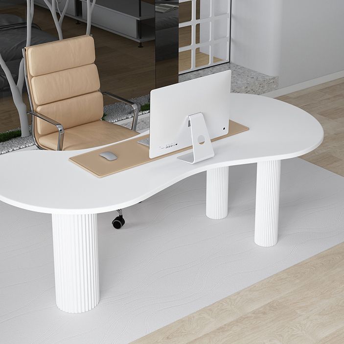 Home Office Writing Desk Industrial Pine Solid Wood Writing Desk Clearhalo 'furn' 'furn_office_desk' 'Furniture' 'furniture_office_desk' 'Office Desks' 'Office Furniture' 'office_desk' 1200x1200_2486ade5-7b9f-4c1b-a8ba-10b8b11d92ca