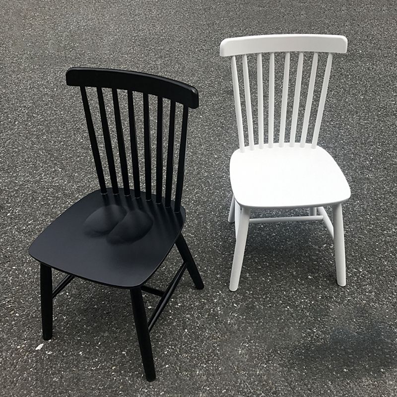 Glam Rubberwood Dining Room Chair Slat Back Side Chair (Set of 2) Clearhalo 'Dining Chairs' 'Dining Tables & Seating' 'dining_chair' 'furn' 'furn_dining_chair' 'Furniture' 'furniture_dining_chair' 'Kitchen & Dining Furniture' 1200x1200_248823c8-36bf-4292-b347-acc409a715cd