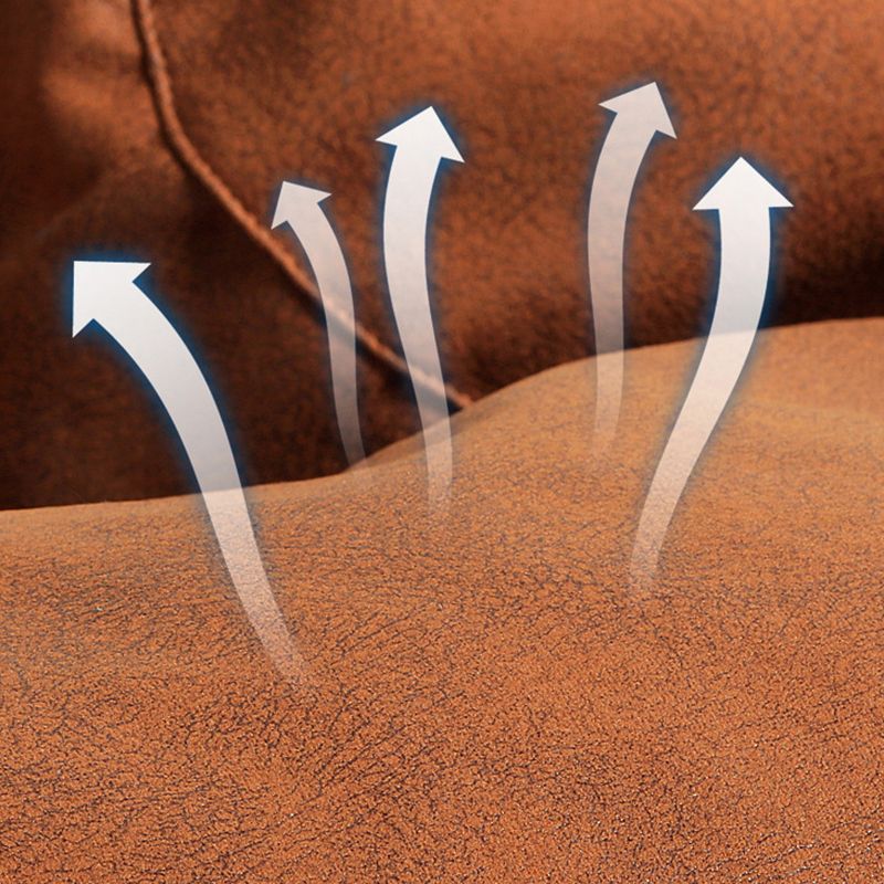 Casual accentstoel faux lederen waterdichte lounge bank stoel in beige/ brwon/ grijs/ rood