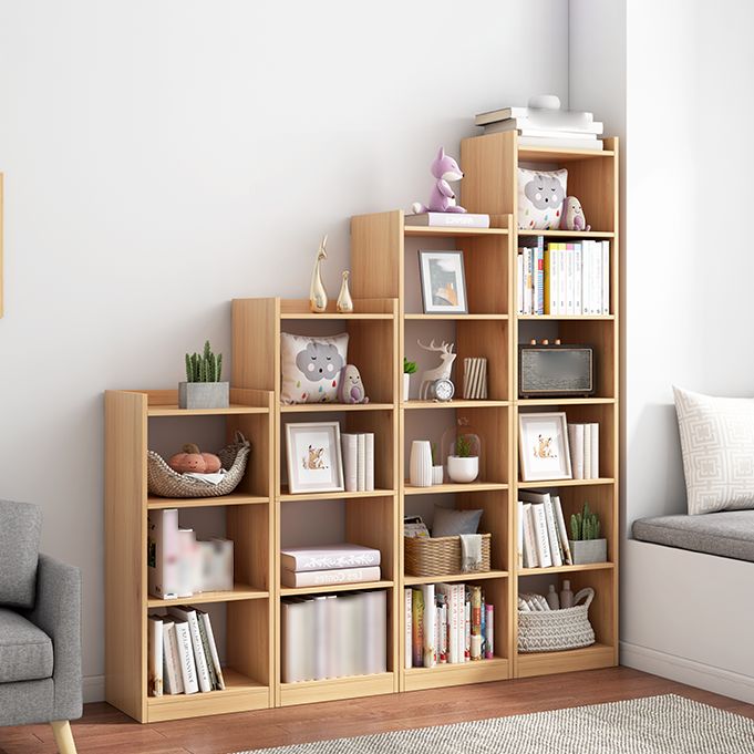 Manufactured Wood Scandinavian Bookshelf Vertical Bookcase for Home Clearhalo 'Bookcases' 'Furniture' 'furniture_bookcases' 'Office Furniture' 1200x1200_248bad91-e2d9-4a28-99e7-60baa9c89d44