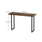 Mesa de bar de estilo industrial Mesa de comedor de barra con pedestal doble de madera maciza de pino