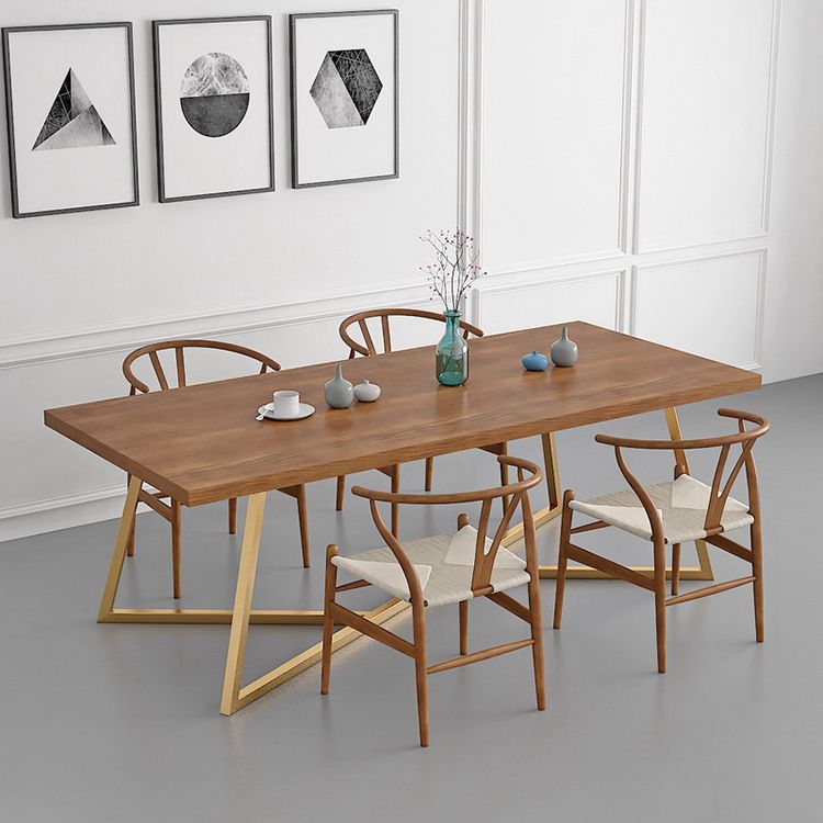 グラムオフィスデスクソリッドウッド長方形のライティングデスク、高さ29.53インチ