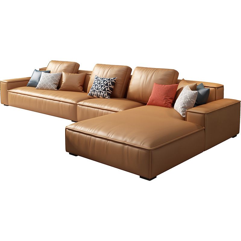 Sofa -Bettschwamm/Latexkissen im nordischen Stil gefülltes Nachahmung Leder/Sofa