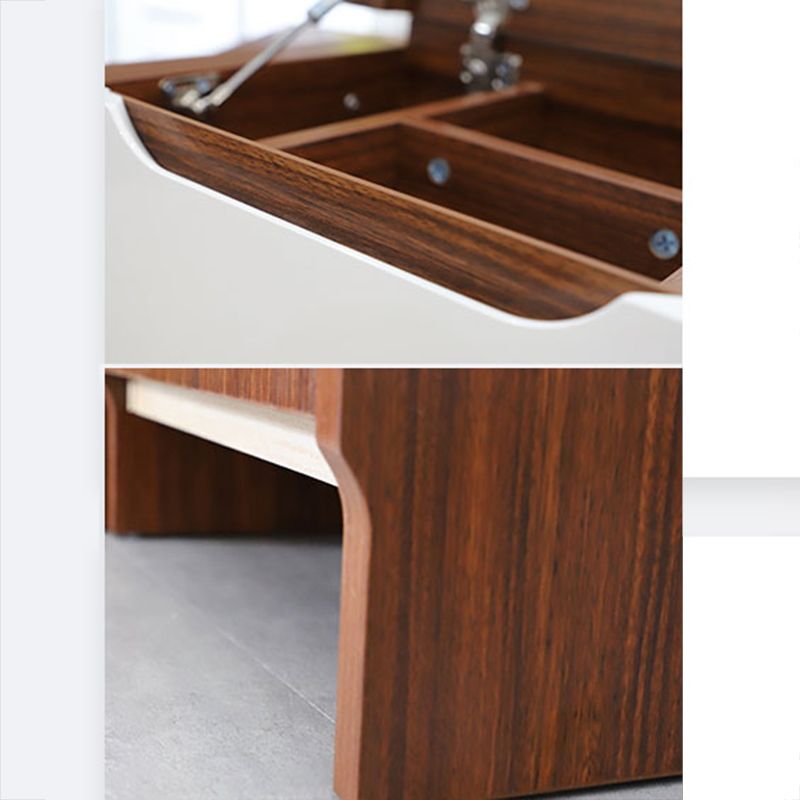 Cómoda de almacenamiento de madera contemporánea Cómoda de dormitorio vertical con cajones