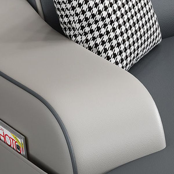 Divani sezionali a forma di L blu soggiorno braccio quadrato divano sezionale