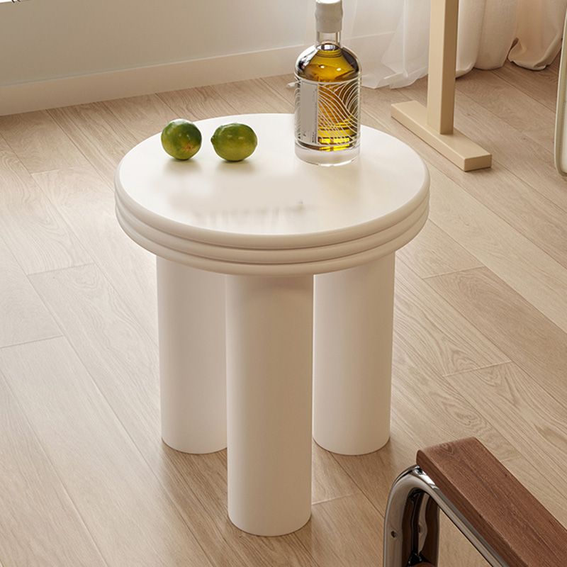 Modern Round Side Table 3 Legs End Table with Round Wood Top Clearhalo 'Coffee & Accent Tables' 'End & Side Tables' 'end_side_tables' 'furn' 'furn_end_side_tables' 'Furniture' 'Living Room Furniture' 1200x1200_2495a3bd-4eff-4eda-8984-f0e40269da5c