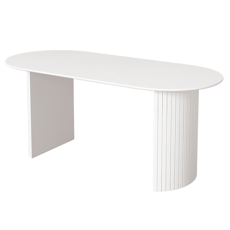 Solid Wood Base Contemporary Dining Table Marble Top Table for Dining Room Clearhalo ' dining_table' 'Dining Tables & Seating' 'Dining Tables' 'furn' 'furn_dining_table' 'Furniture' 'furniture_dining_table' 'Kitchen & Dining Furniture' 'kitchen&dining_furn' 'kitchen' 'kitchen_dining_table' 1200x1200_249888f3-d648-4a0d-877b-5adef890900e