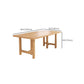 Modern 1/2/3/4/5 Pieces Dining Set Rectangle Pine Wood Dining Table for Dining Room