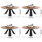 Round Shape 3 Legs Modern Dining Table Wood Color Fixed Table of Solid Wood Clearhalo ' dining_table' 'Dining Tables & Seating' 'Dining Tables' 'Furniture' 'furniture_dining_table' 'Kitchen & Dining Furniture' 'kitchen&dining_furn' 'kitchen' 'kitchen_dining_table' 1200x1200_249969ca-1fcc-4e72-9eb6-f702fa777779