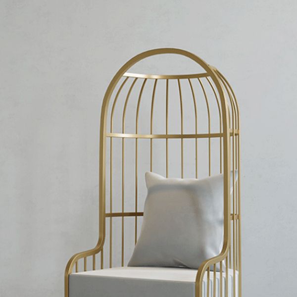 Glam Fabric Arms Included with Pillow Basic Four Leg Accent Armchair Clearhalo 'Accent Chairs' 'accent_chairs' 'Chairs & Seating' 'furn' 'furn_accent_chairs' 'Furniture' 'Living Room Furniture' 1200x1200_249c5adf-a4e4-4709-9215-71dbc60042a3