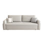 Metal Frame Sleeper Sofa Light Gray Square Arms Sofa Bed with Upholstered, 32.28" Wide Clearhalo 'furn' 'furn_futons' 'Furniture' 'Futons & Daybeds' 'Futons' 'Living Room Furniture' 1200x1200_249fc92c-b202-4739-a63e-cb45ed614c0c
