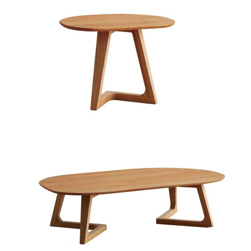 Solid Wood Coffee Table Nordic Style Minimalist Coffee Table