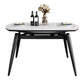 Sintered Stone Top Extendable Round Table for Restaurant Modern Dining Table with 4 Legs Clearhalo ' dining_table' 'Dining Tables & Seating' 'Dining Tables' 'furn' 'furn_dining_table' 'Furniture' 'furniture_dining_table' 'Kitchen & Dining Furniture' 'kitchen&dining_furn' 'kitchen' 'kitchen_dining_table' 1200x1200_24a092bf-711b-4490-9e05-9057dcf82c64