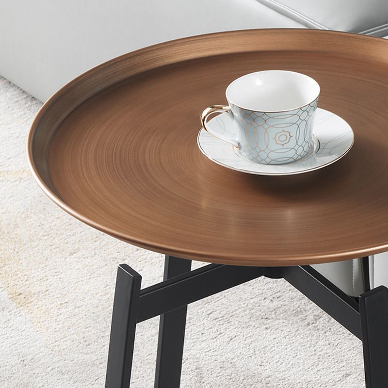 Tavolo da tavolo da cortile a 4 gambe tavolo vassoio laterale per soggiorno