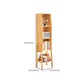Contemporary Closed Back Bamboo Bookshelf Vertical Bookcase with Shelves Clearhalo 'Bookcases' 'furn' 'furn_bookcases' 'Furniture' 'Office Furniture' 1200x1200_24a5cd2c-e228-4bdb-ade0-134f05ae6ba1