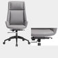 Contemporary Chair Adjustable Seat Height Pillow Included Gray Office Chair Clearhalo 'furn' 'furn_office_chair' 'Furniture' 'Office Chairs' 'Office Furniture' 'office_chair' 1200x1200_24a8320e-551e-4108-869d-11c4f1afb9d8