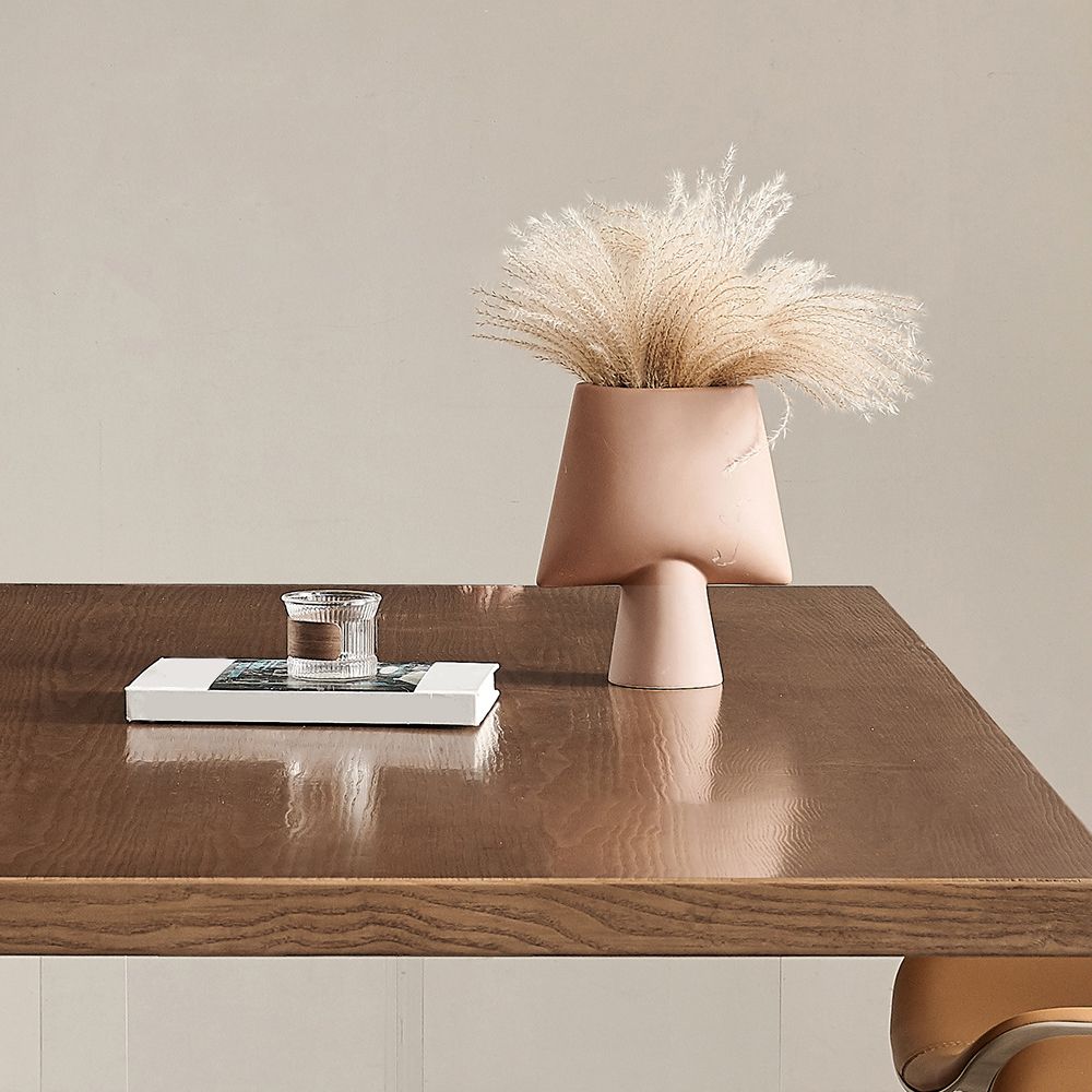 Moderna 1/2/5/7 piezas Juego de comedor rectangular mesa de comedor de madera maciza con sillas