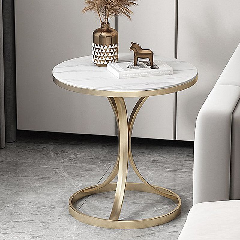 Tavolo da tavolo moderno di round -end per sala da pranzo e casa