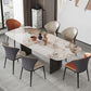 Designer Style 1/4/7 Pieces Dining Set Sintered Stone Dining Table with Leather Chairs Clearhalo 'Dining Room Sets' 'Dining Tables & Seating' 'dining_room_set' 'furn' 'furn_dining_room_set' 'Furniture' 'furniture_dining_room_set' 'Kitchen & Dining Furniture' 'kitchen&dining_furn' 'kitchen' 1200x1200_24aeba2c-b4c3-4501-8a1e-7a9e2c2cb763