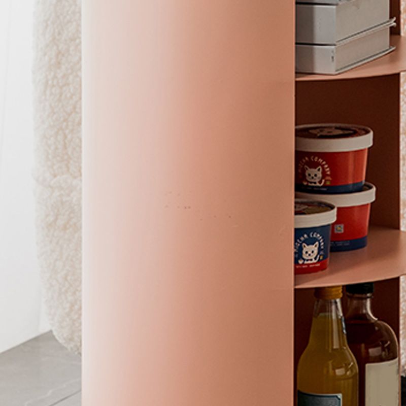 Mid-Century Round Side End Table Metal End Slide Table with Shelf Clearhalo 'Coffee & Accent Tables' 'End & Side Tables' 'end_side_tables' 'furn' 'furn_end_side_tables' 'Furniture' 'Living Room Furniture' 1200x1200_24b25562-f04f-4b4f-a591-56227d6d923b