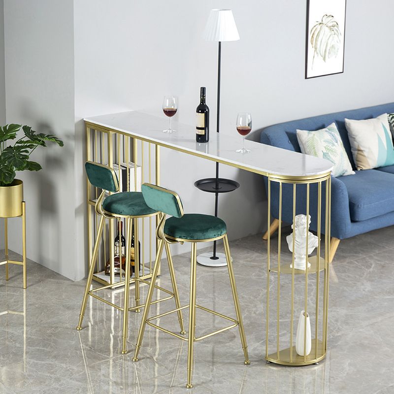Modern Style Upholstered Counter Stool Bar-height Bar Stool with Footrest Clearhalo 'Bar Furniture' 'Bar Stools' 'bar_stools' 'furn' 'furn_bar_stools' 'Furniture' 'Kitchen & Dining Furniture' 1200x1200_24b2d083-4534-4071-9380-60249925aec5