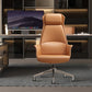 Faux Leather Arm Desk Chair Modern Swivel Working Chair with Wheels Clearhalo 'furn' 'furn_office_chair' 'Furniture' 'furniture_office_chair' 'Office Chairs' 'Office Furniture' 'office_chair' 1200x1200_24b9377a-fc00-4954-bb7f-374ba8b2e599