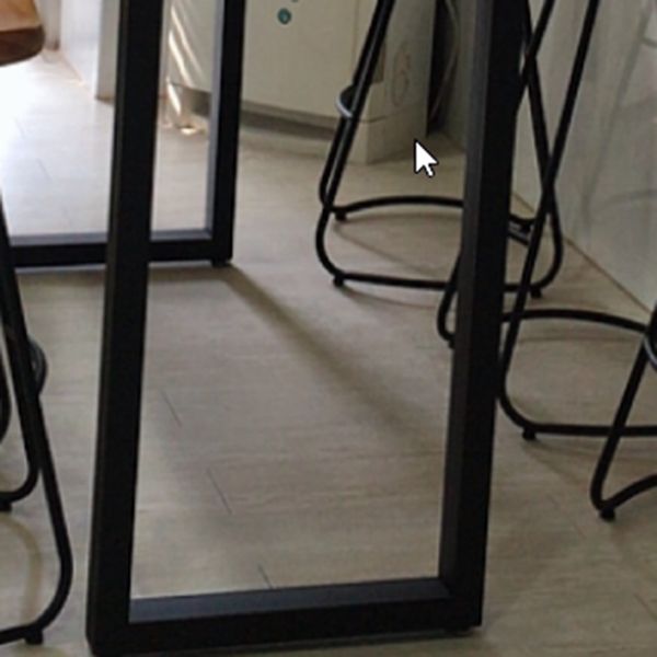 Tavolo da bar moderno di rettangolo tavolo da bar in legno massiccio per interno