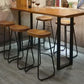 Industrial Style Solid Wood Pub Dining Set 1/2/4/6 Pcs Rectangular Pub Set for Home Clearhalo 'Bar Furniture' 'furn' 'furn_home_bar_bar_sets' 'Furniture' 'Home Bars & Bar Sets' 'home_bar_bar_sets' 'Kitchen & Dining Furniture' 1200x1200_24c18278-b9b4-414e-bedd-7fad087ebf02