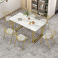 Nordic Rectangle Stone Dining Table 1/5/7 Pieces Dining Set for Dining Room Clearhalo 'Dining Room Sets' 'Dining Tables & Seating' 'dining_room_set' 'furn' 'furn_dining_room_set' 'Furniture' 'Kitchen & Dining Furniture' 1200x1200_24c574d0-19cd-4591-a5dc-f56d408529bb