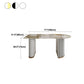 Sintered Stone Dining Table Traditional Luxury Dining Table with Double Pedestal Base Clearhalo ' dining_table' 'Dining Tables & Seating' 'Dining Tables' 'furn' 'furn_dining_table' 'Furniture' 'furniture_dining_table' 'Kitchen & Dining Furniture' 'kitchen&dining_furn' 'kitchen' 'kitchen_dining_table' 1200x1200_24c5efe2-8397-4a77-a218-e64d5f2dd720