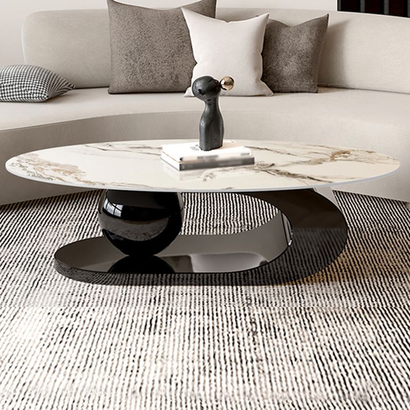 16.1" H Irregular Metal Base Round Slate Coffee Table For Living Room Clearhalo 'Coffee & Accent Tables' 'Coffee Tables' 'coffee_tables' 'furn' 'furn_coffee_tables' 'Furniture' 'furniture_coffee_tables' 'Living Room Furniture' 1200x1200_24c96161-fd25-4a1f-bf19-3795e0b9fd58