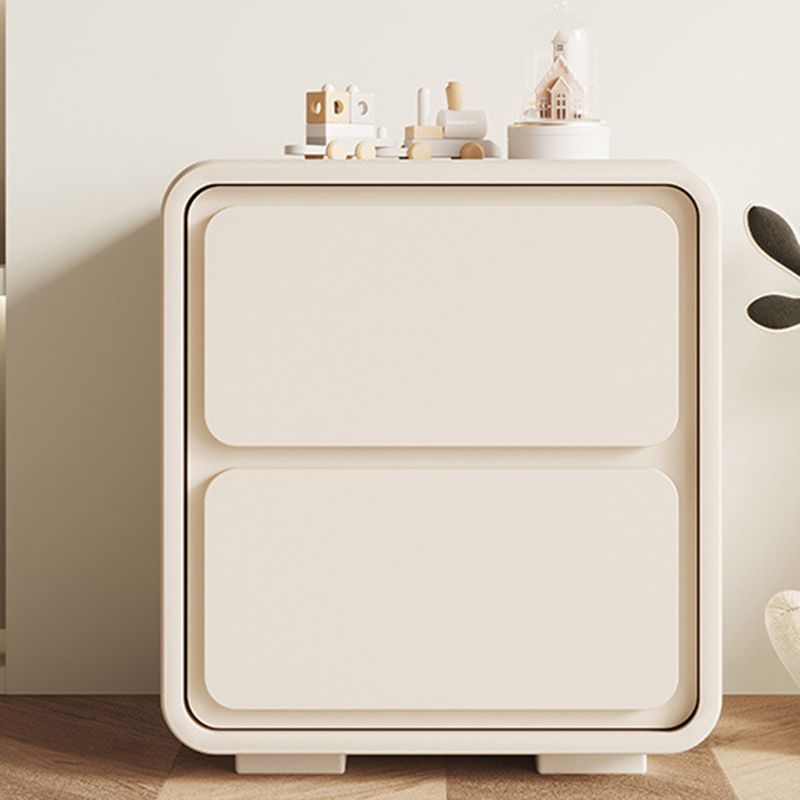 Comodino da comodino da tavolo da accento moderno con 2 cassetti