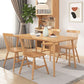 Modern Dining Set 1/2/5 Pcs Solid Wood Table with Cow Horn Chairs and Windsor Chairs Clearhalo 'Dining Room Sets' 'Dining Tables & Seating' 'dining_room_set' 'furn' 'furn_dining_room_set' 'Furniture' 'Kitchen & Dining Furniture' 1200x1200_24d1aae2-b2a7-411f-b366-dfde42054017