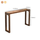 Solid Wood Console Table 33.46" Tall 1-shelf Accent Table with Sled Base Clearhalo 'Console Tables' 'console_tables' 'Entry & Mudroom Furniture' 'furn' 'furn_console_tables' 'Furniture' 1200x1200_24d207f2-1dcd-49d4-a32d-64c82db89fca