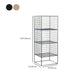 Modern Closed Back Book Shelf Metal Bookcase for Living Room Clearhalo 'Bookcases' 'furn' 'furn_bookcases' 'Furniture' 'Office Furniture' 1200x1200_24d73dfa-1f0f-489b-84c0-7d46a94b60ef