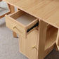 Modern Rectangle Dining Table Wood Drop Leaf Folding for Dining Room