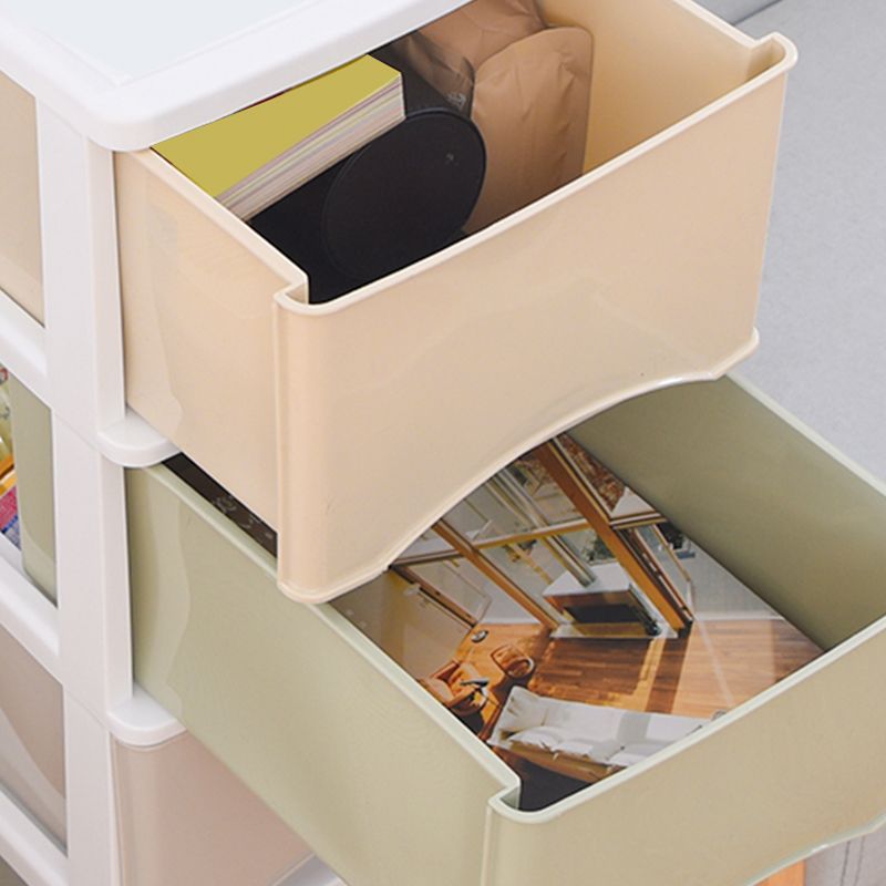 Cabine di colore del gabinetto verticale cassetti di plastica per home office