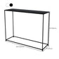 Metal Etagere Bookshelf Contemporary Open Back Bookcase with Shelves
