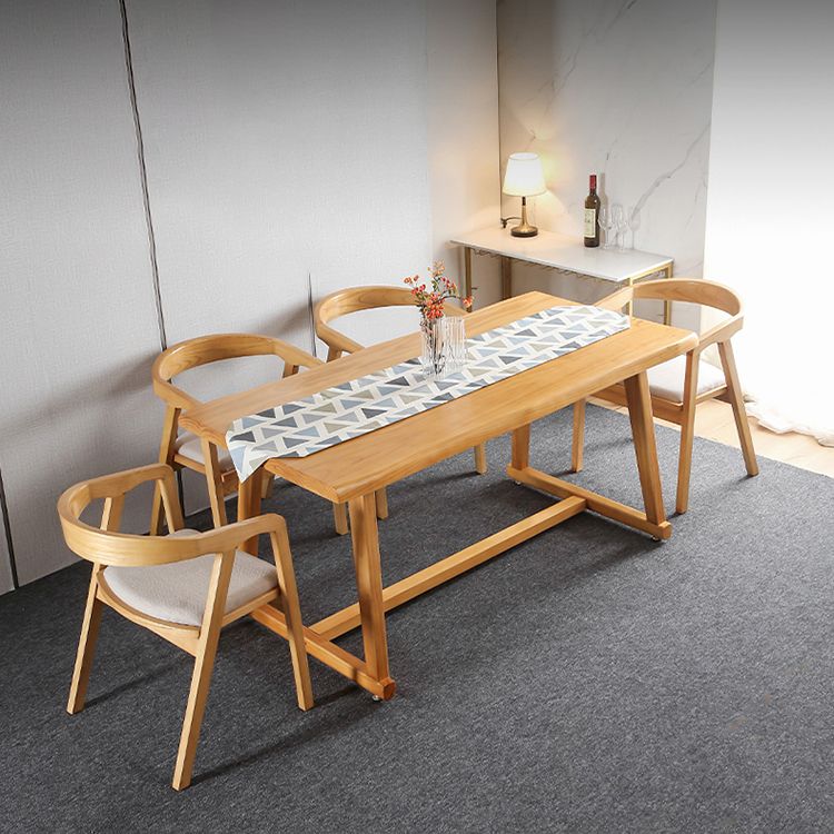 Modern 1/2/3/5 Pieces Dining Set Rectangle Dining Room Table Set Clearhalo 'Dining Room Sets' 'Dining Tables & Seating' 'dining_room_set' 'furn' 'furn_dining_room_set' 'Furniture' 'furniture_dining_room_set' 'Kitchen & Dining Furniture' 'kitchen&dining_furn' 'kitchen' 1200x1200_24da244d-a129-473d-b617-cbfac2c4facf