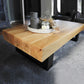 Table basse en bois massif sans table basse simple rectangulaire pénible