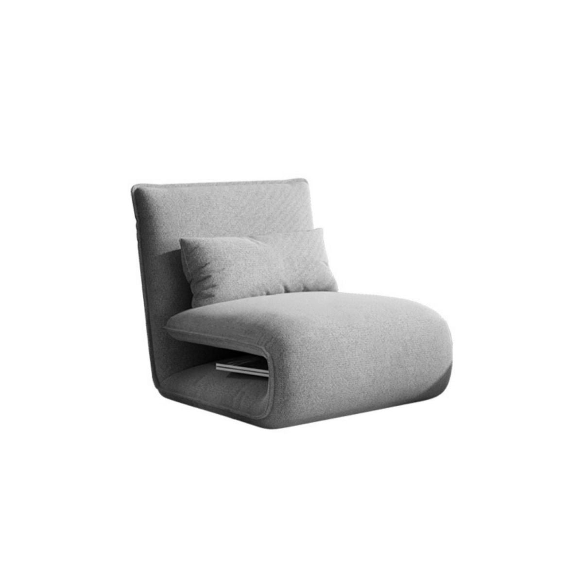 Linnen Standaard Recliner vaste kleur metalen frame Recliner stoel