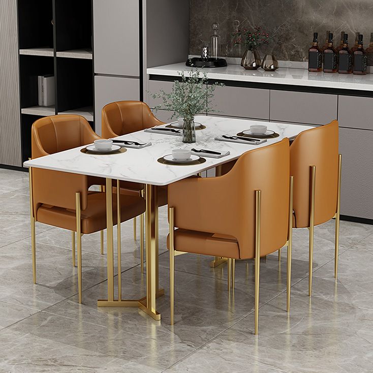Sintered Stone White Dining Table Traditional Luxury Dining Table with Metal Base Clearhalo ' dining_table' 'Dining Tables & Seating' 'Dining Tables' 'furn' 'furn_dining_table' 'Furniture' 'furniture_dining_table' 'Kitchen & Dining Furniture' 'kitchen&dining_furn' 'kitchen' 'kitchen_dining_table' 1200x1200_24dc8e23-68ed-4381-9292-96e1a197595d