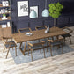 Industrial 1/5/7 Pieces Dining Set Rectangle Pine Wood Dining Table Set for Cafe Clearhalo 'Dining Room Sets' 'Dining Tables & Seating' 'dining_room_set' 'furn' 'furn_dining_room_set' 'Furniture' 'Kitchen & Dining Furniture' 1200x1200_24de6748-a89a-4cb5-90ba-1a96ad841ef5
