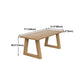 Pine Wood Top Dining Table Modern Rectangle Table with Solid Wood Sled Base Clearhalo 'Dining Tables & Seating' 'Dining Tables' 'dining_table' 'furn' 'furn_dining_table' 'Furniture' 'furniture_dining_table' 'Kitchen & Dining Furniture' 'kitchen' 'kitchen_dining_table' 1200x1200_24e2c2e8-c775-4586-bd25-c86fe40c17a5