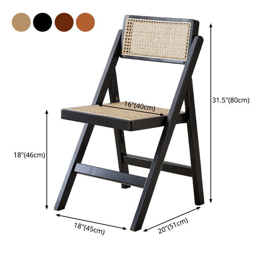 Rubberwood Contemporary Style Chair Open Back Single Dining Side Chair Clearhalo ' kitchen&dining_furn' 'Dining Chairs' 'Dining Tables & Seating' 'dining_chair' 'furn' 'furn_dining_chair' 'Furniture' 'furniture_dining_chair' 'Kitchen & Dining Furniture' 'kitchen' 1200x1200_24e79a5b-e855-4926-8e49-9f98a0ad696a
