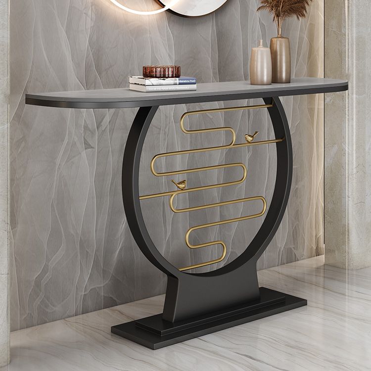 31,5 "hoher Steinkonsolentisch Moderner Fleckresistent Endtisch für die Halle