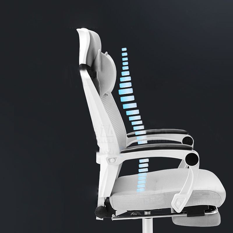 Ergonomic Mesh Office Chair High-Back Adjustable Height with Swivel Casters Clearhalo 'furn' 'furn_office_chair' 'Furniture' 'Office Chairs' 'Office Furniture' 'office_chair' 1200x1200_24e802c7-602c-4157-9427-38021975c499