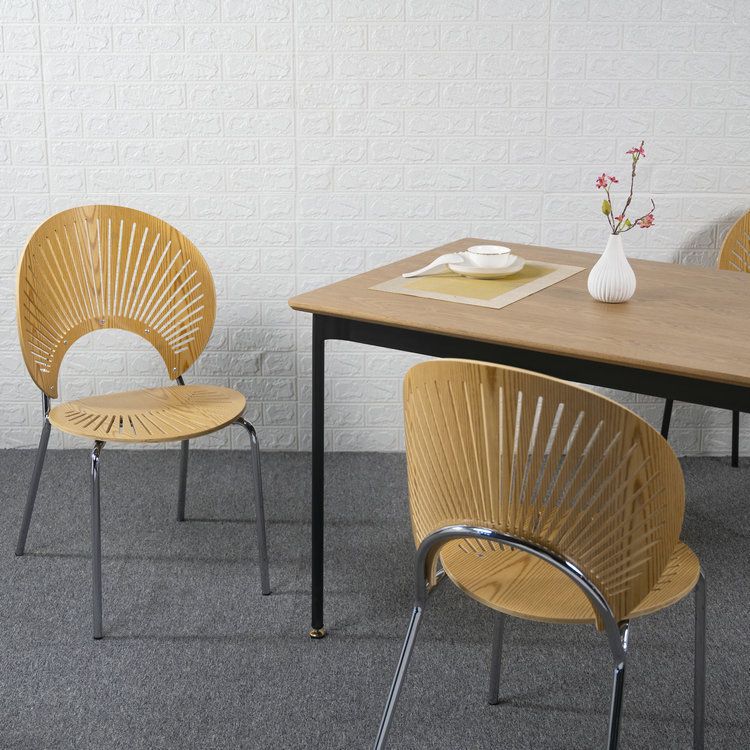 Modern Style Wood Kitchen Dining Room Chair Set Open Back Side Shell Chairs Clearhalo ' kitchen&dining_furn' 'Dining Chairs' 'Dining Tables & Seating' 'dining_chair' 'furn' 'furn_dining_chair' 'Furniture' 'furniture_dining_chair' 'Kitchen & Dining Furniture' 'kitchen' 1200x1200_24e807eb-f13b-4294-a949-1cf1e68c547d