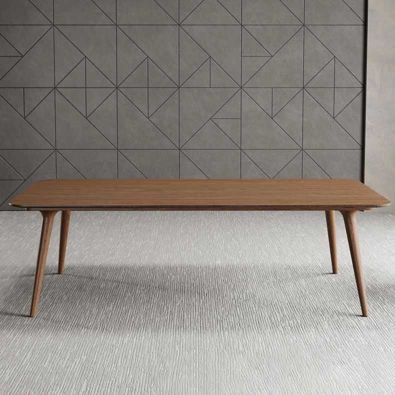 Pine Wood Top Dining Table Traditional Luxury Rectangle Table with 4 Legs Clearhalo 'Dining Tables & Seating' 'Dining Tables' 'dining_table' 'furn' 'furn_dining_table' 'Furniture' 'furniture_dining_table' 'Kitchen & Dining Furniture' 'kitchen' 'kitchen_dining_table' 1200x1200_24e83434-2852-4293-9024-f9e6e45d06c9