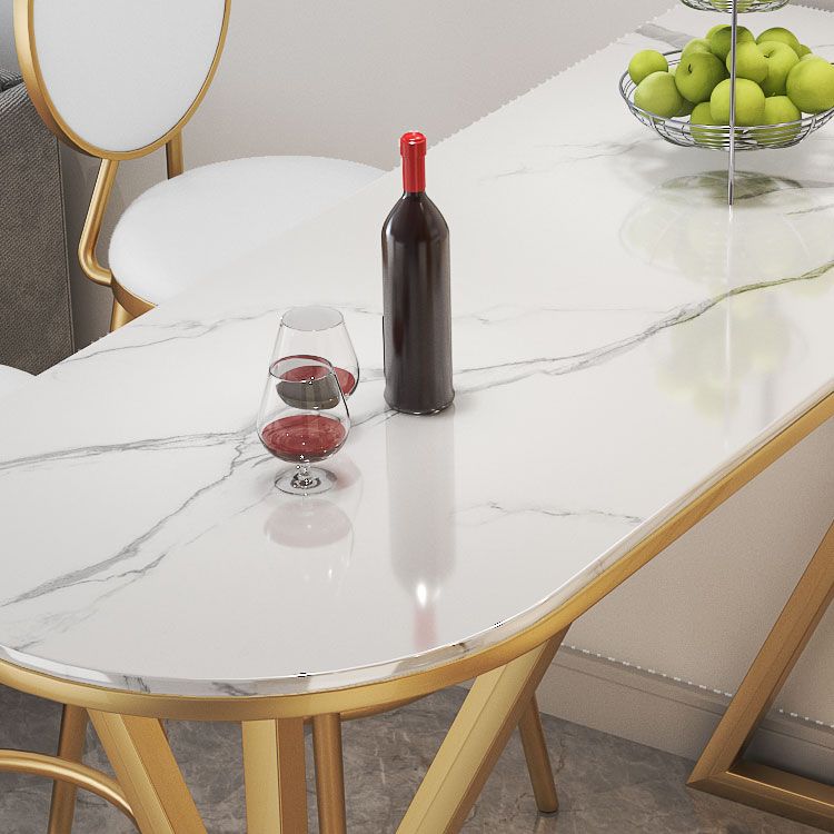 Glam 1/2/3/5 Pieces Sintered Stone Bar Table Set Fixed Table Counter Set for Dining Room Clearhalo 'Bar Furniture' 'furn' 'furn_home_bar_bar_sets' 'Furniture' 'Home Bars & Bar Sets' 'home_bar_bar_sets' 'Kitchen & Dining Furniture' 1200x1200_24e96ce8-383b-477c-a132-ba27c960890e